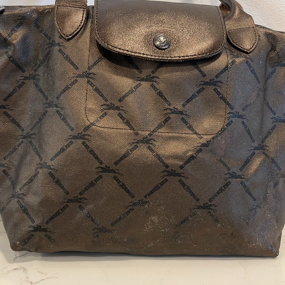 Longchamp coated canvas tote - Picture 6 of 9